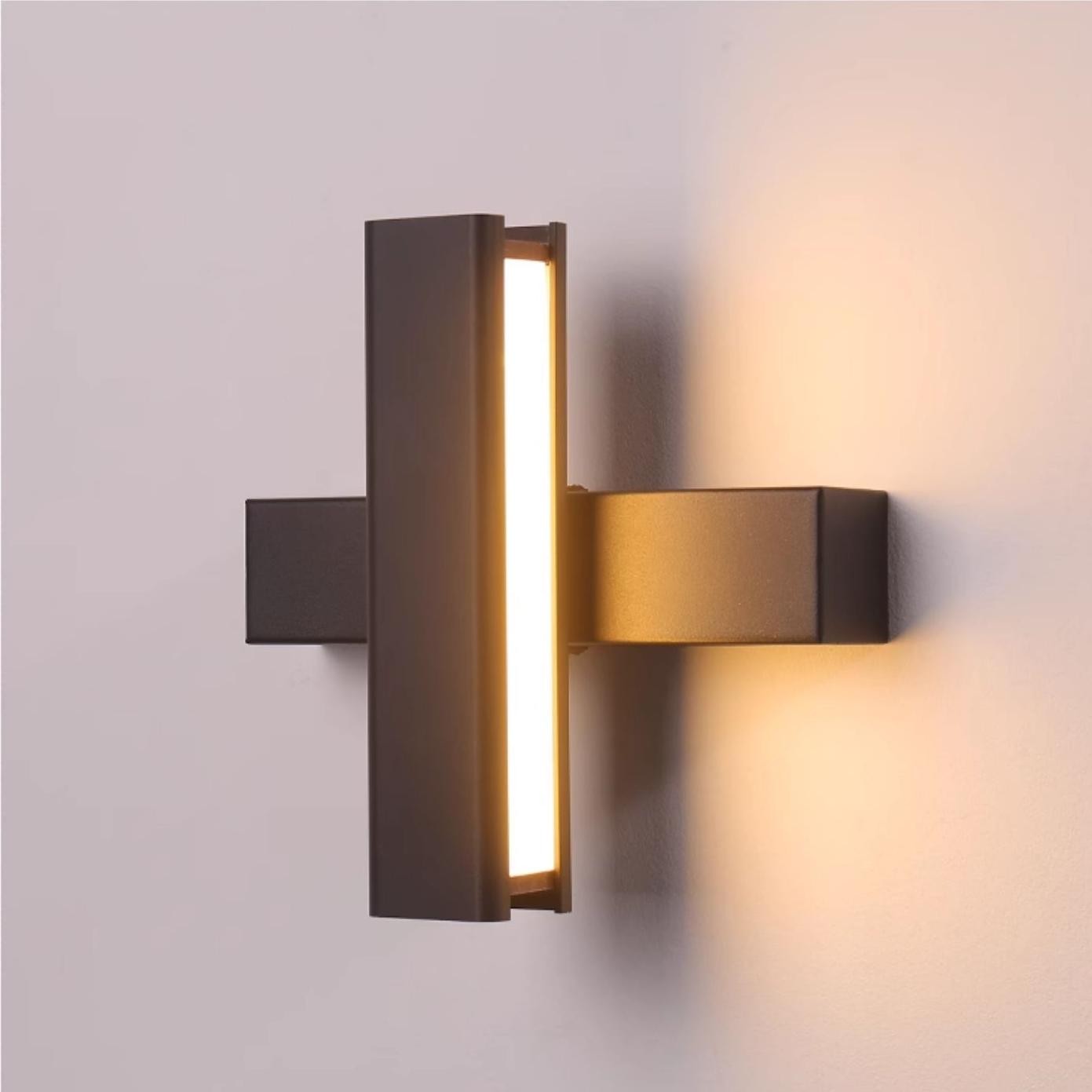 Minimalistische draaibare aluminium wandlamp voor slaapkamer HL114