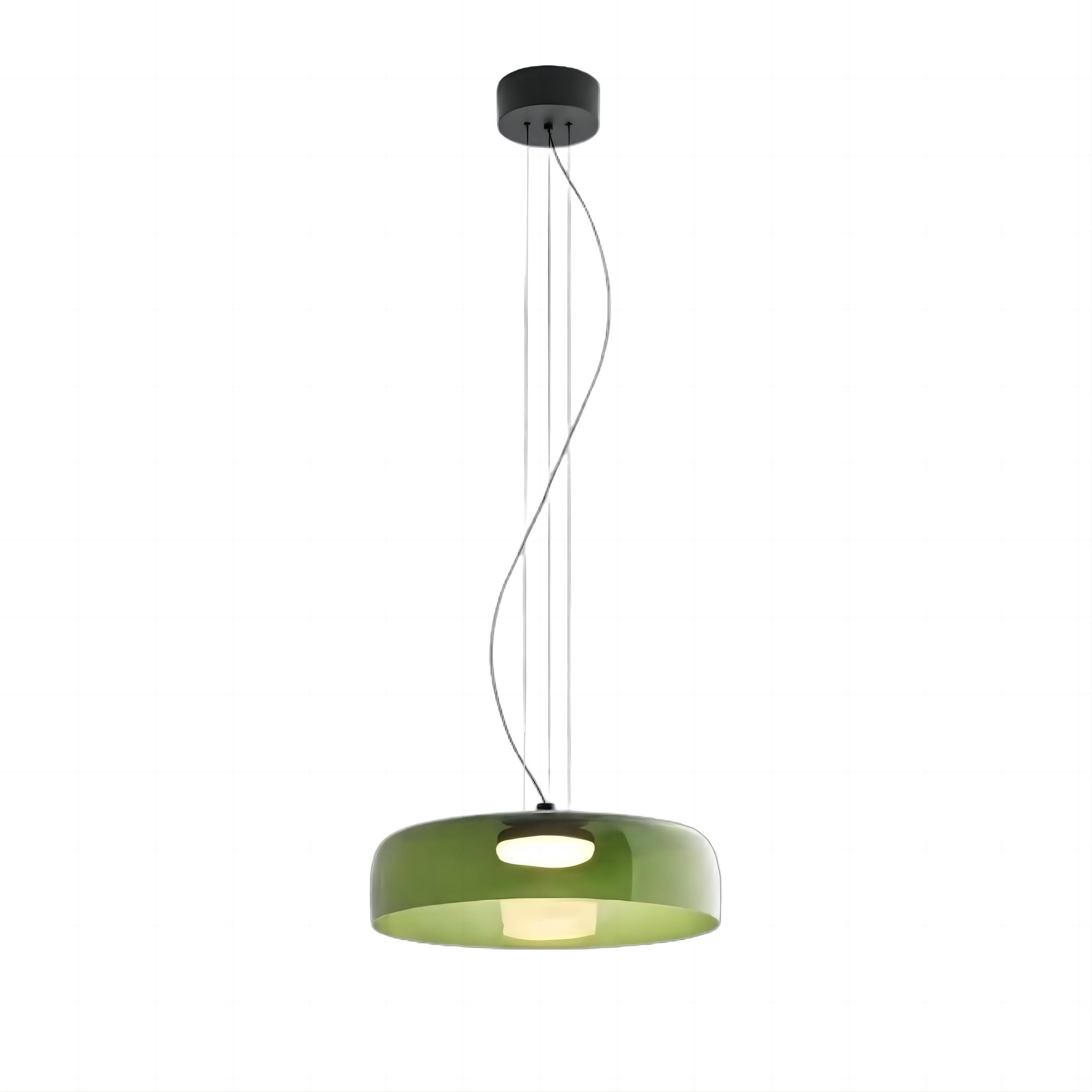 Moderne glazen komvormige hanglamp HL05