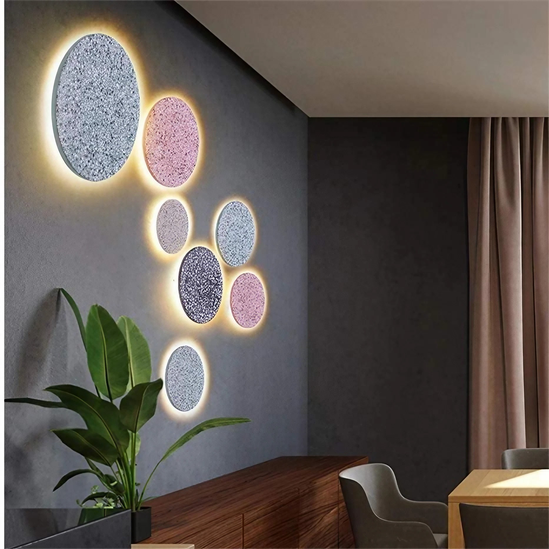 Scandinavische Terrazzo Wandlamp HL21