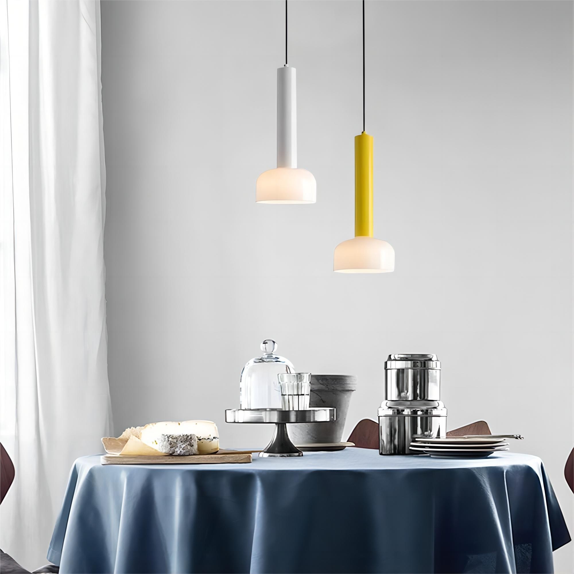 Eigentijdse Design Italiaanse Glazen Cilinder Hanglamp HL92
