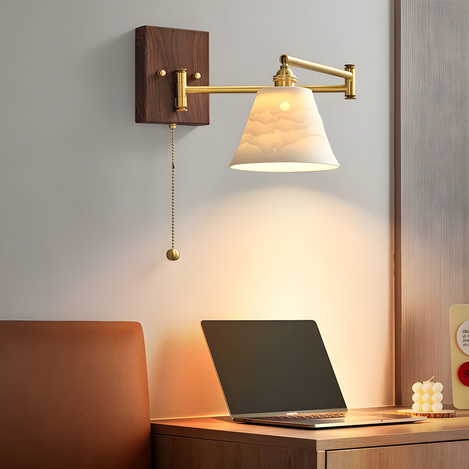 Keramische geometrie wandlamp HL499