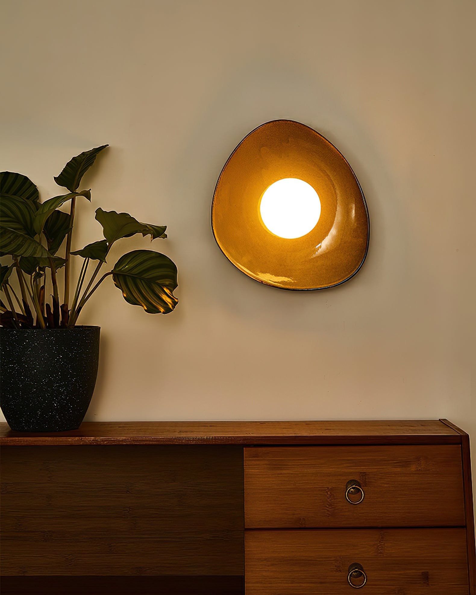 Pebble Disc Wandlamp HL1148