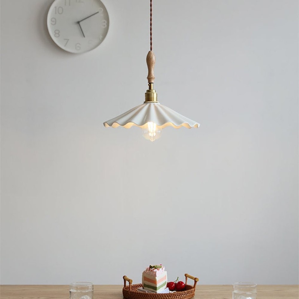 De keramische fluitvormige hanglamp HL3427