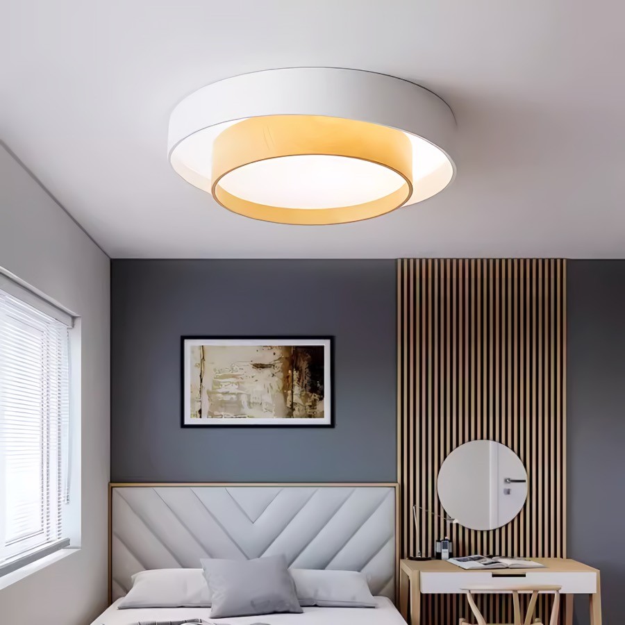 Dubbele Ronde Schijf Melody Plafondlamp HL265