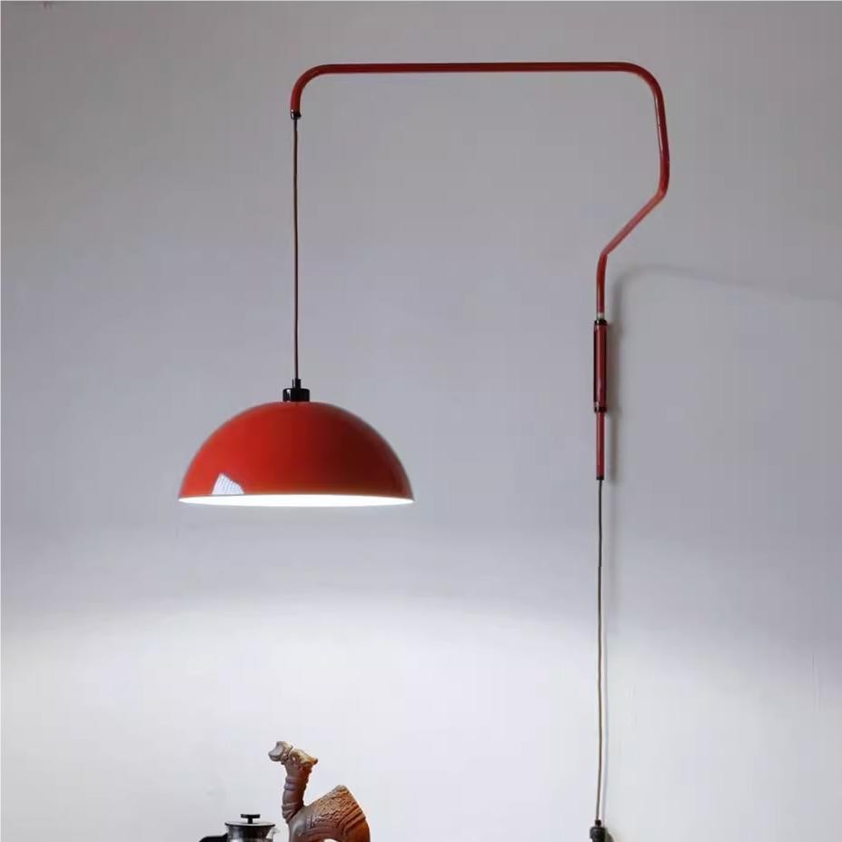 Moderne komvormige opvouwbare intrekbare wandlamp HL169