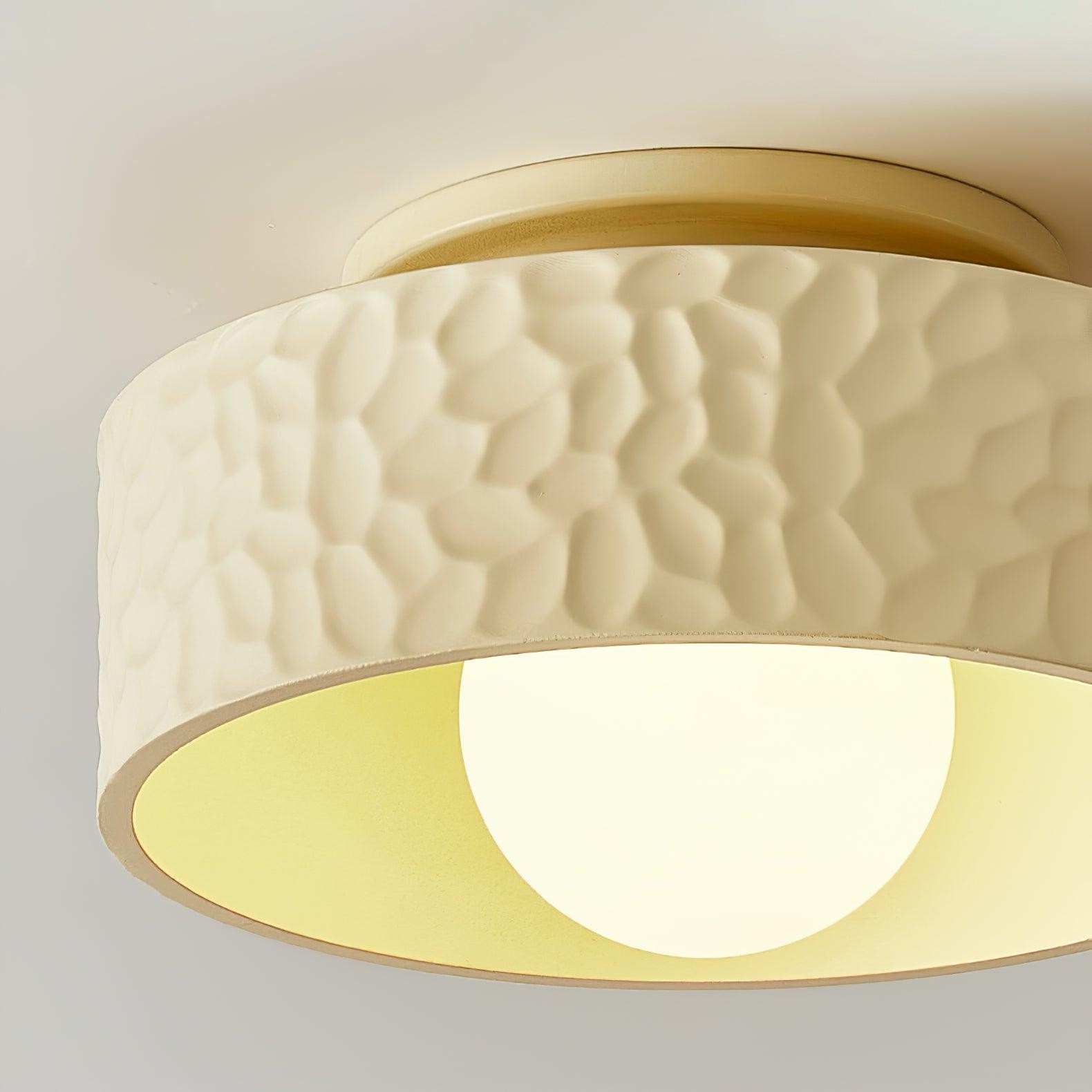 Crèmekleurige creatieve hal plafondlamp HL397