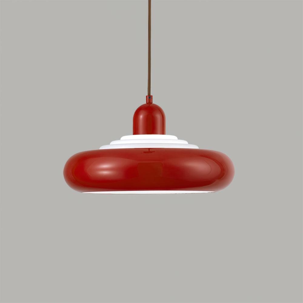 Meerlaagse ronde toren crèmekleurige hanglamp HL401