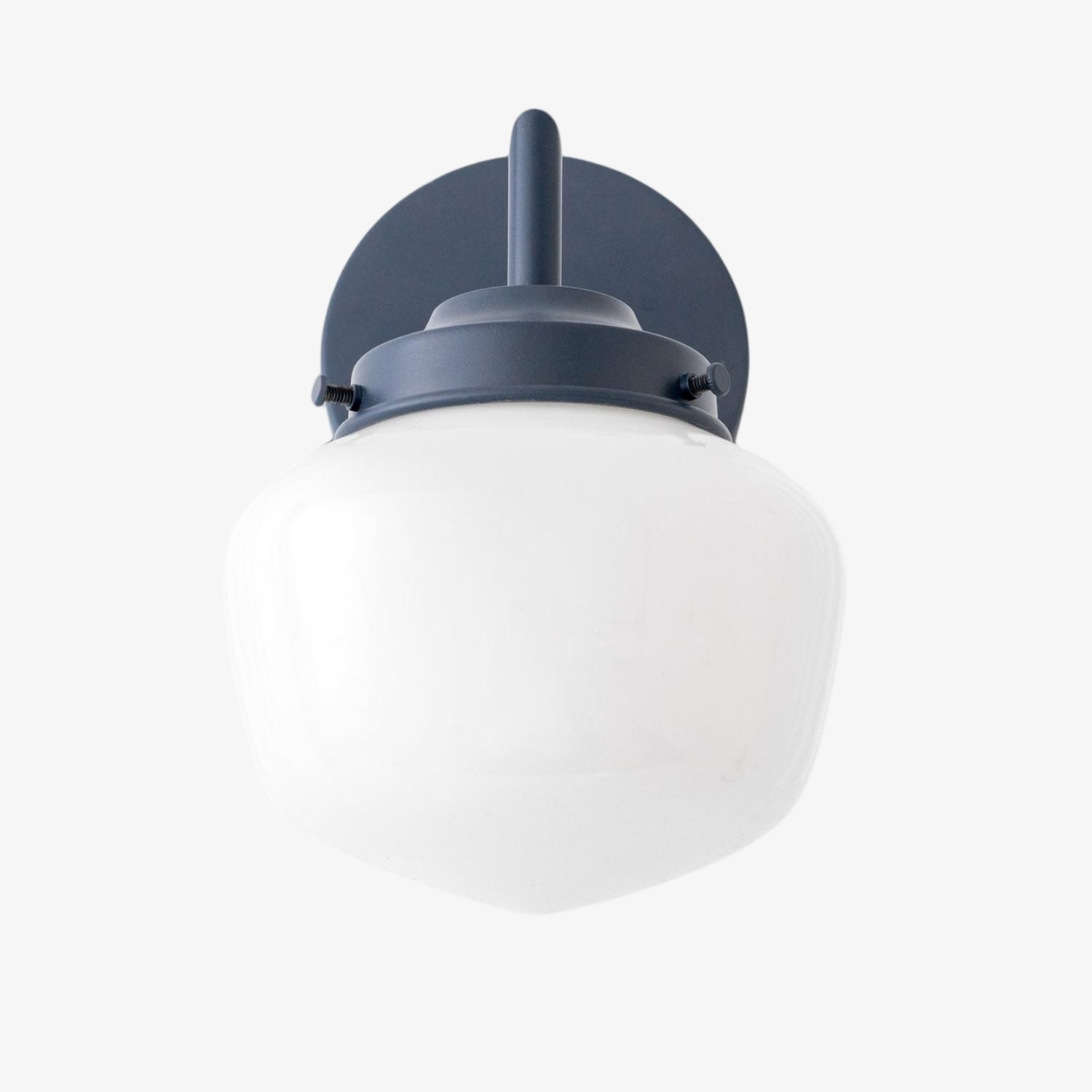 Opaalglazen wastafellamp - Vintage geïnspireerde badkamerwandverlichting HL1666