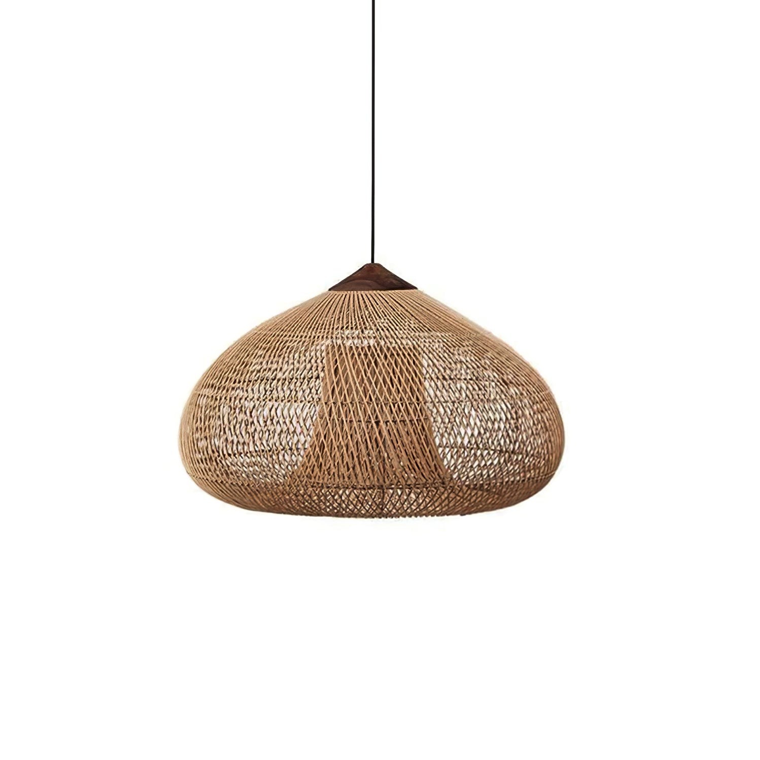Harp gevlochten rotan hanglamp HL1402