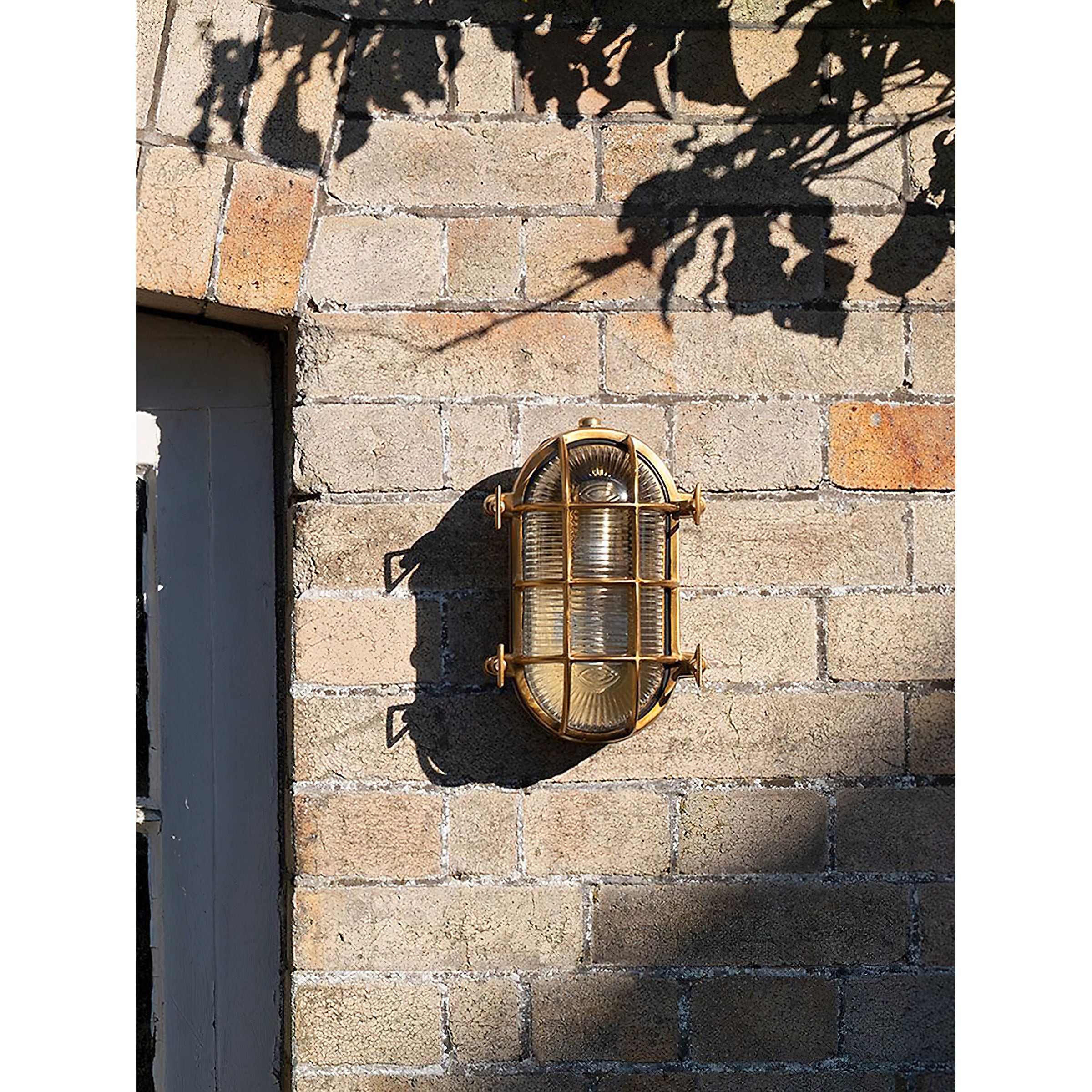 Fremantle messing bunkerwandlamp HL3189