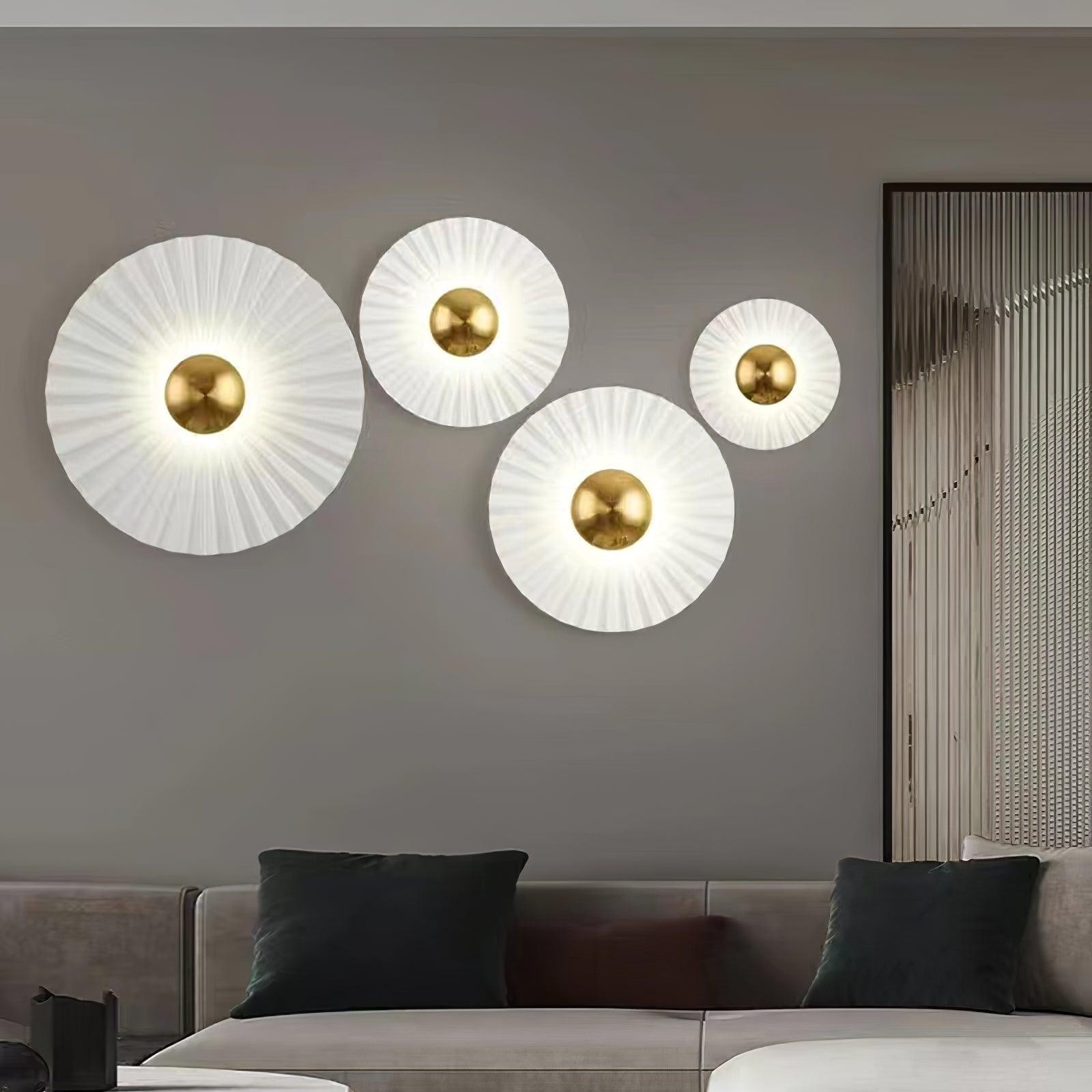 Moderne creatieve wandlamp met schelpmotief HL887