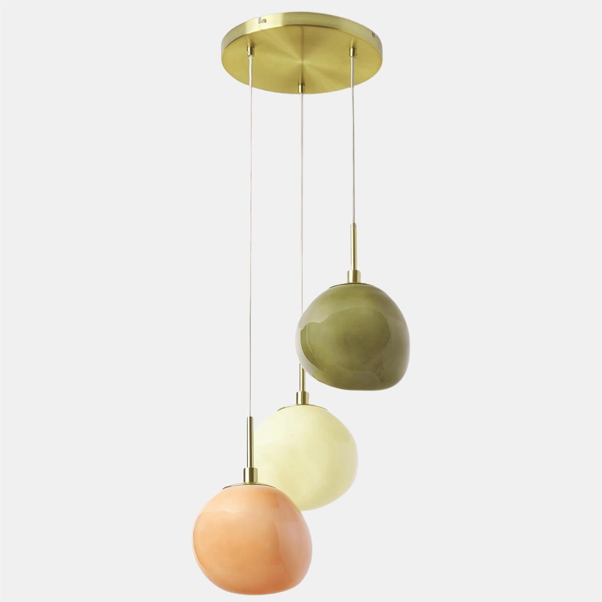 Hanglamp van opaalglas met meerdere tinten - Cluster hanglamp HL1780
