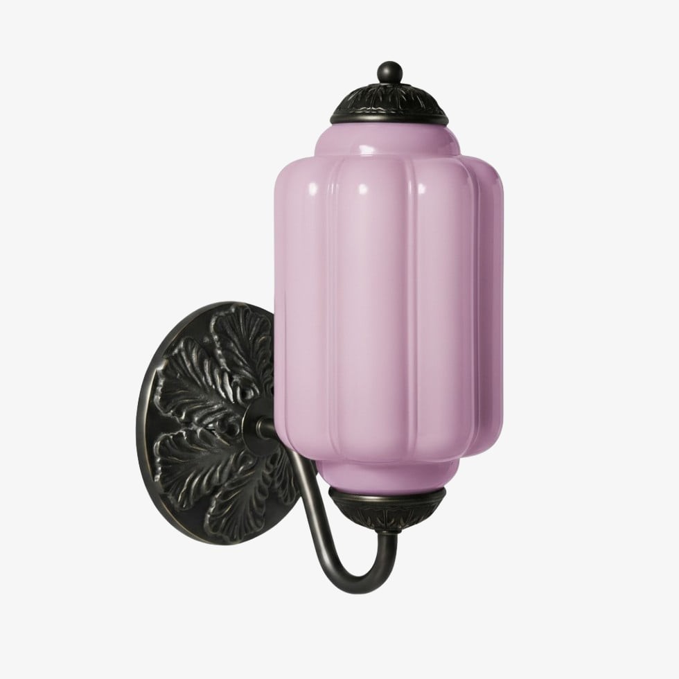 Eloise Messing Wandlamp – Elegante Melkglas Vintage Verlichting HL1652