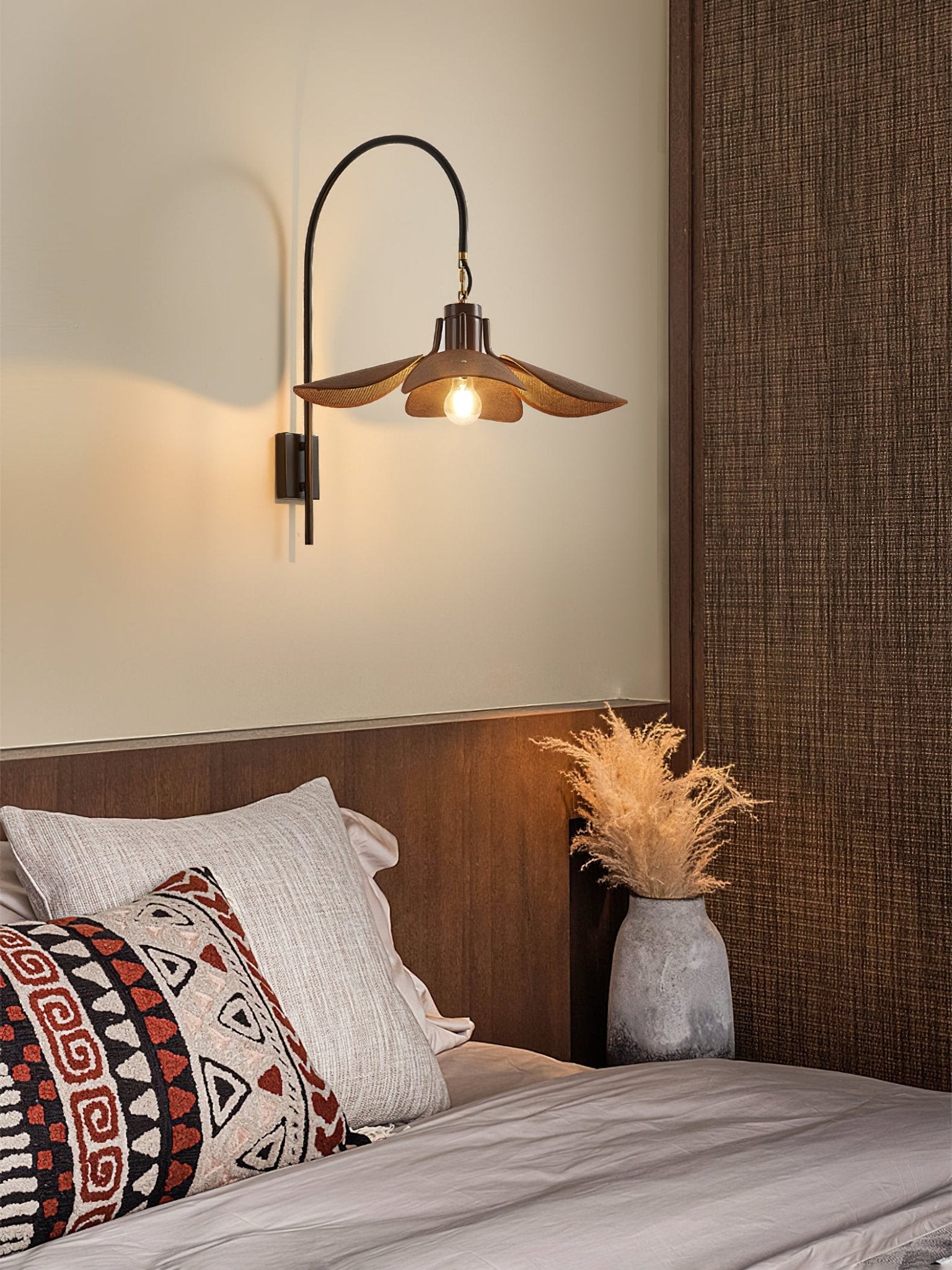 Retro Wabi-Sabi Stijl Petal Bloom Wandlamp HL622