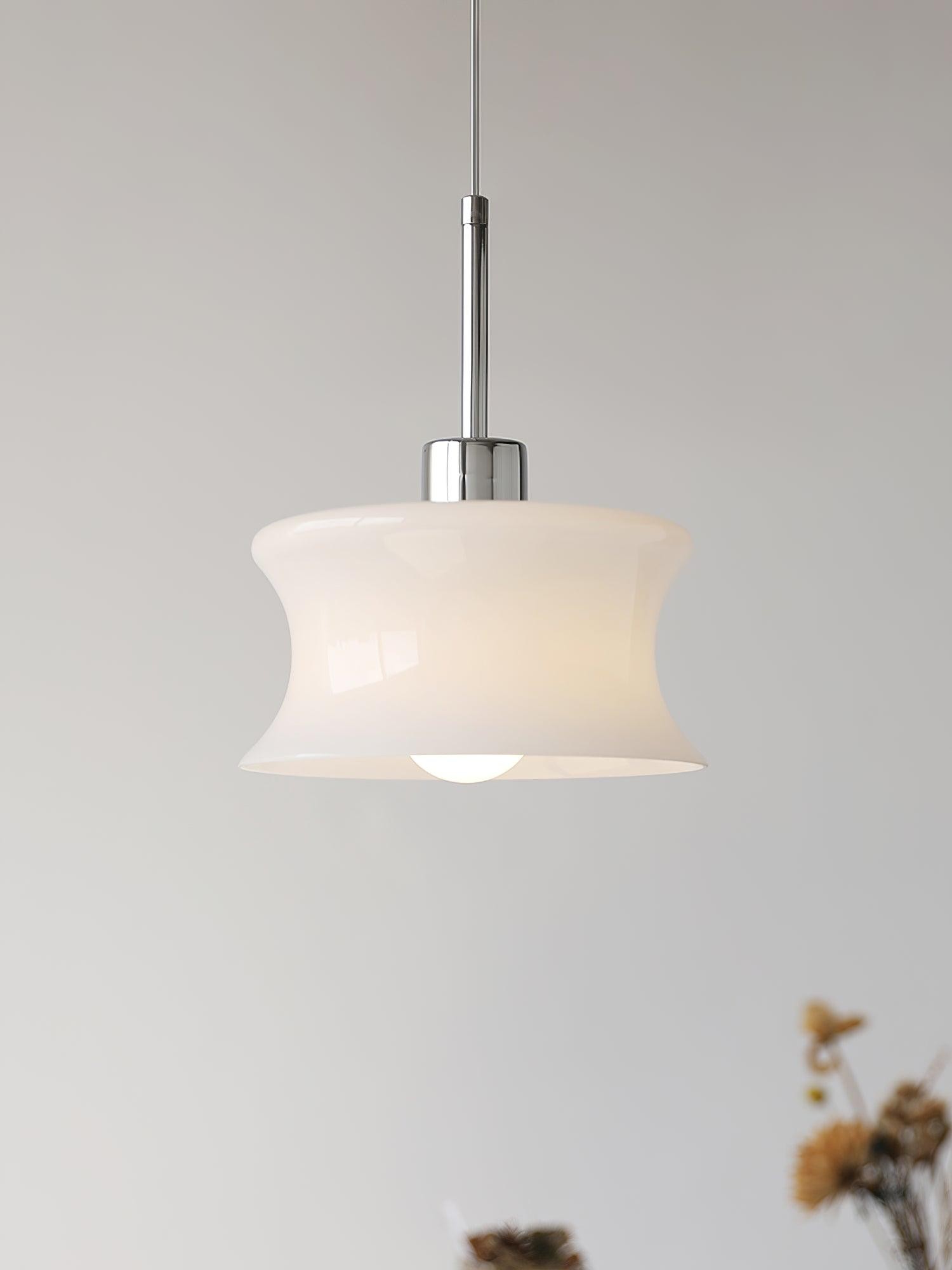 Franse Vintage Glazen Raam Hanglamp HL352