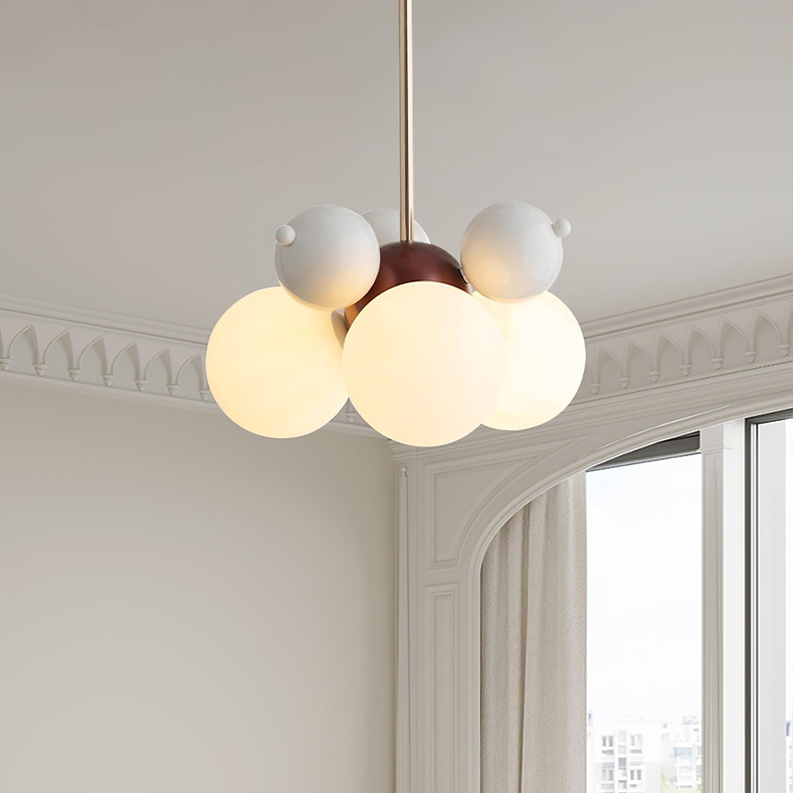 Moderne hanglamp in de vorm van een bubbellamp HL675