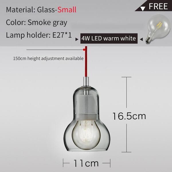 Mega Bulb Retro Glazen Hanglamp