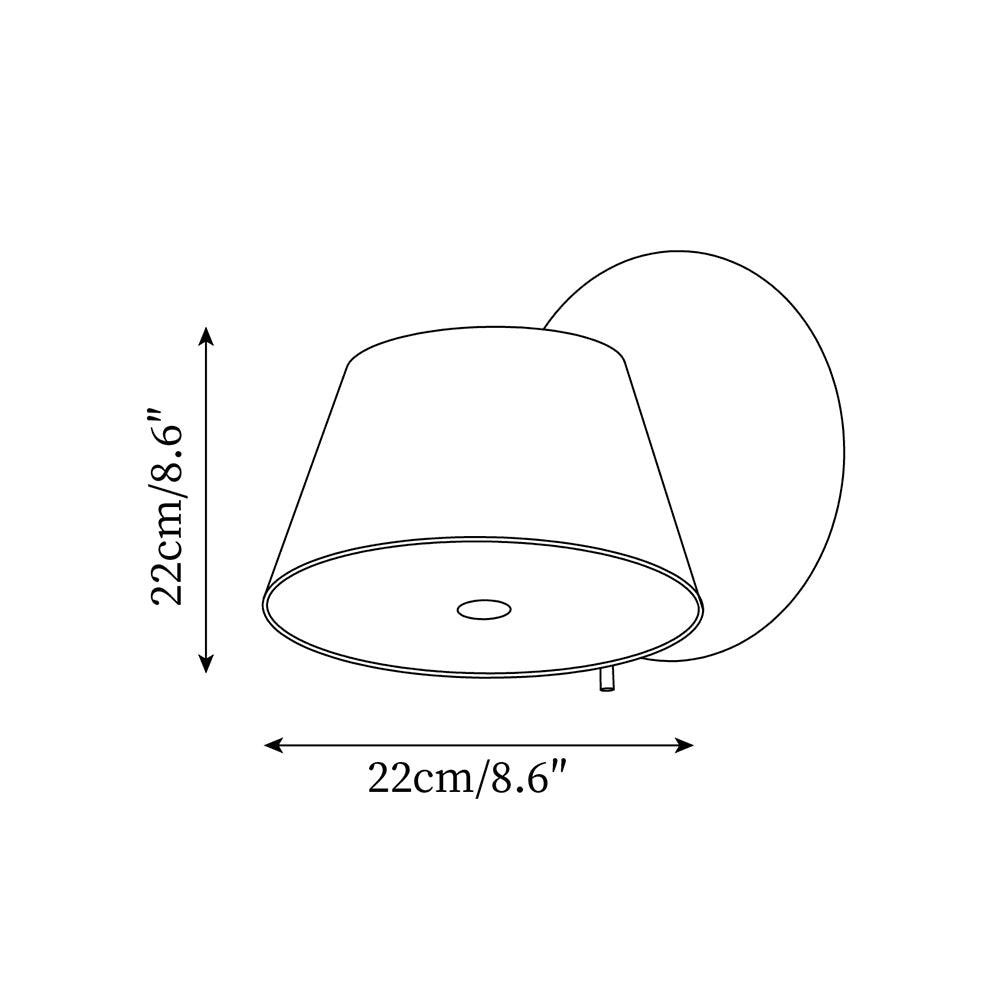 Eenvoudige leeslamp voor aan het bed in de slaapkamer HL478
