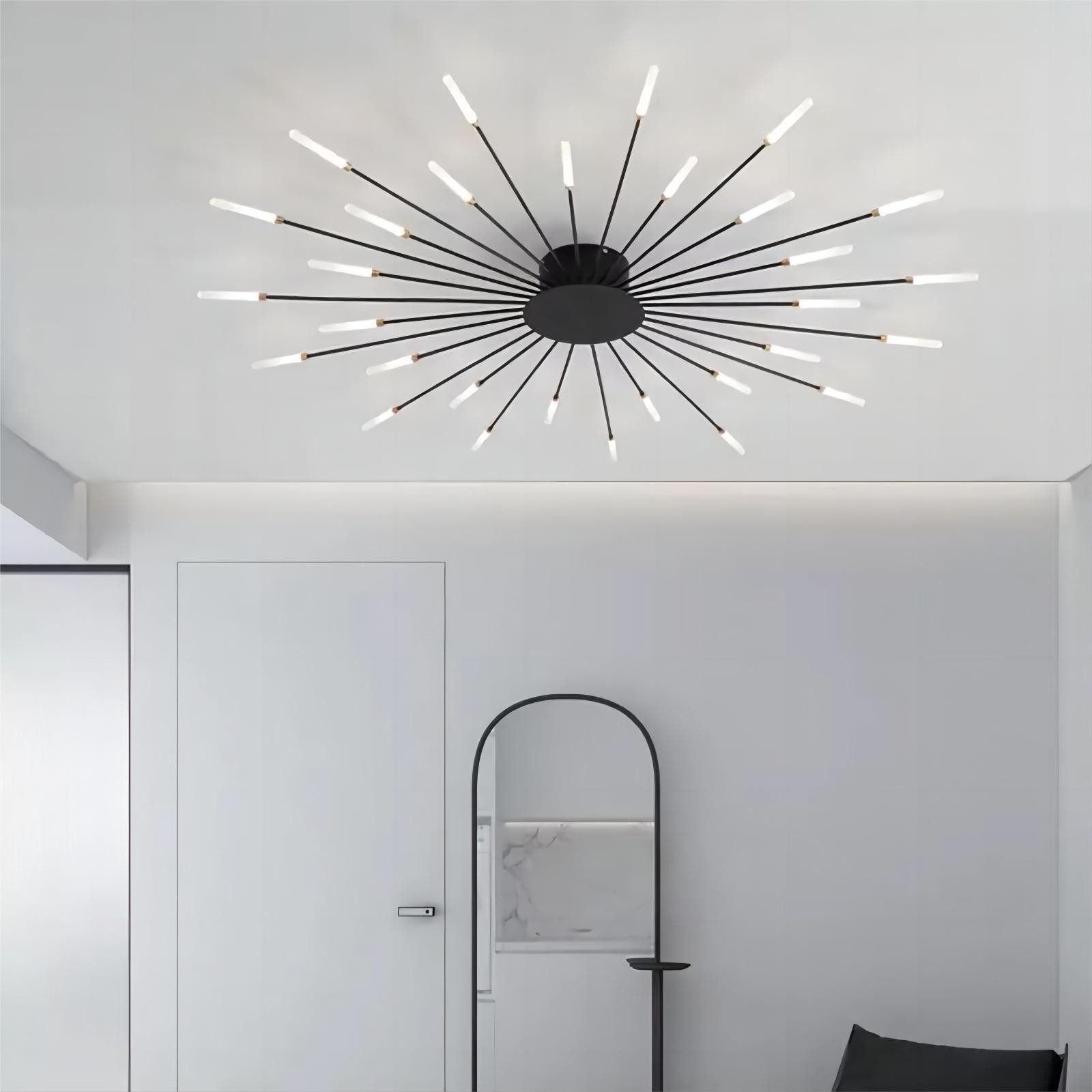 Moderne Spoetnik vuurwerk LED vertakkingsplafondlamp HL108