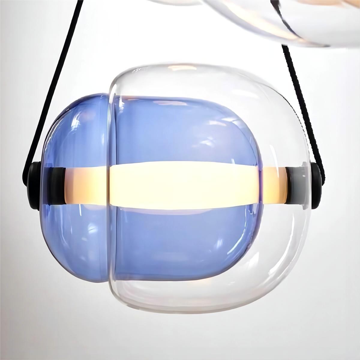 LED Capsula Hanglamp Gekleurd Glas