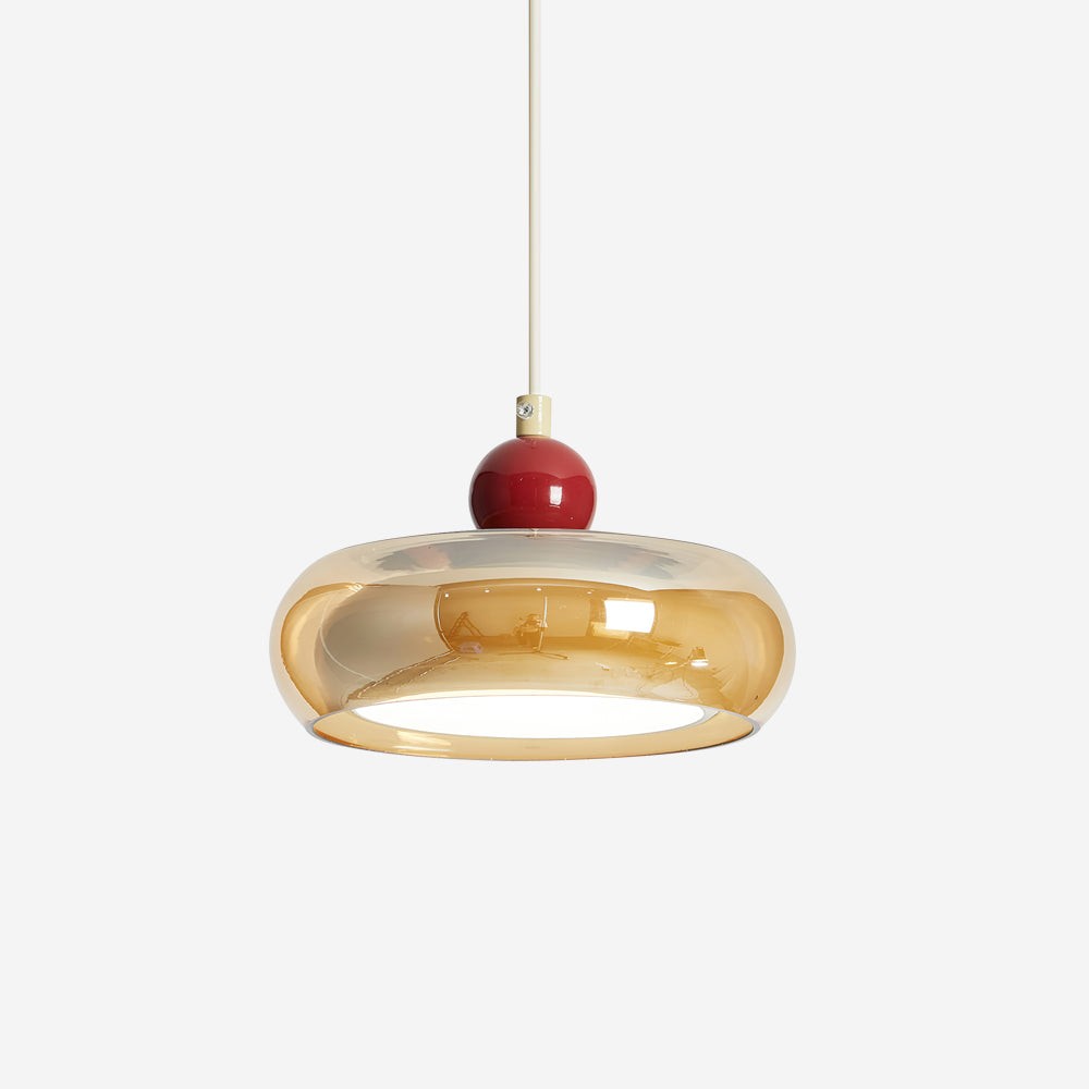 Hanglamp van kersenglas HL762