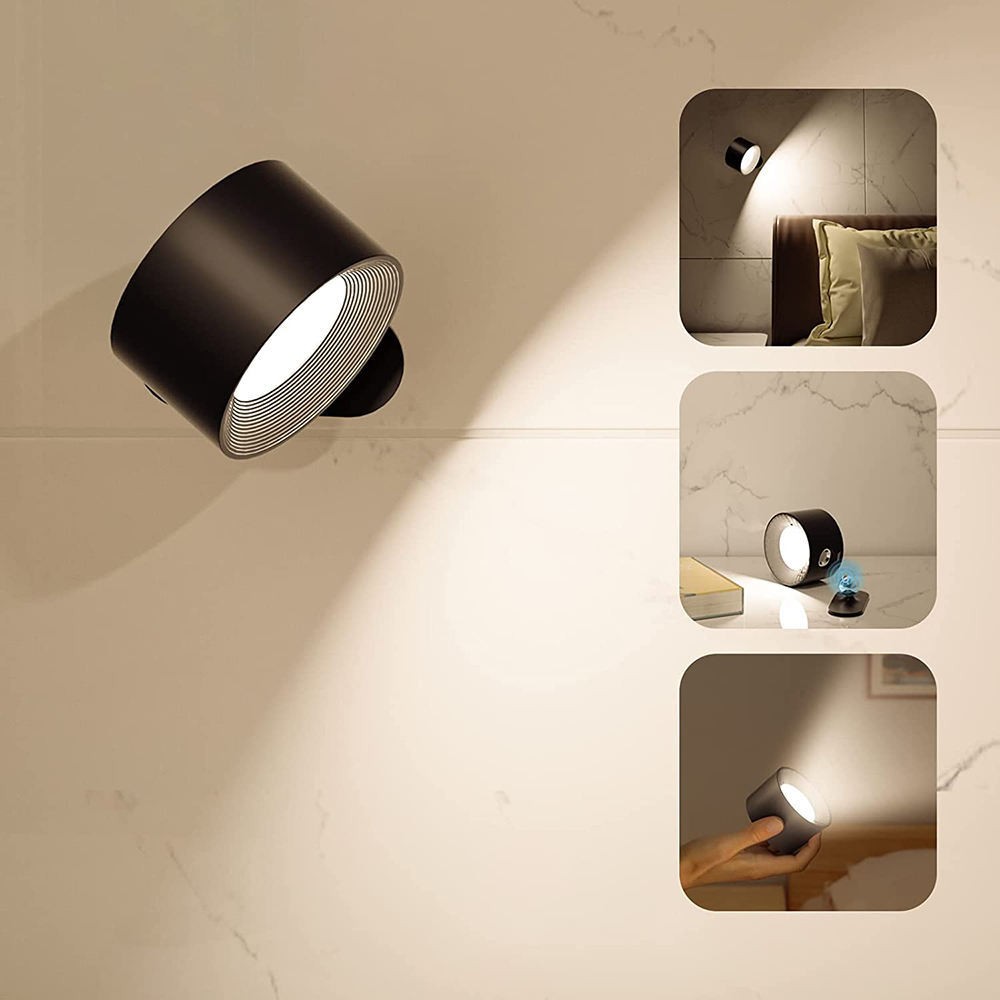 Draaibare USB Oplaadbare LED Wandlamp HL136