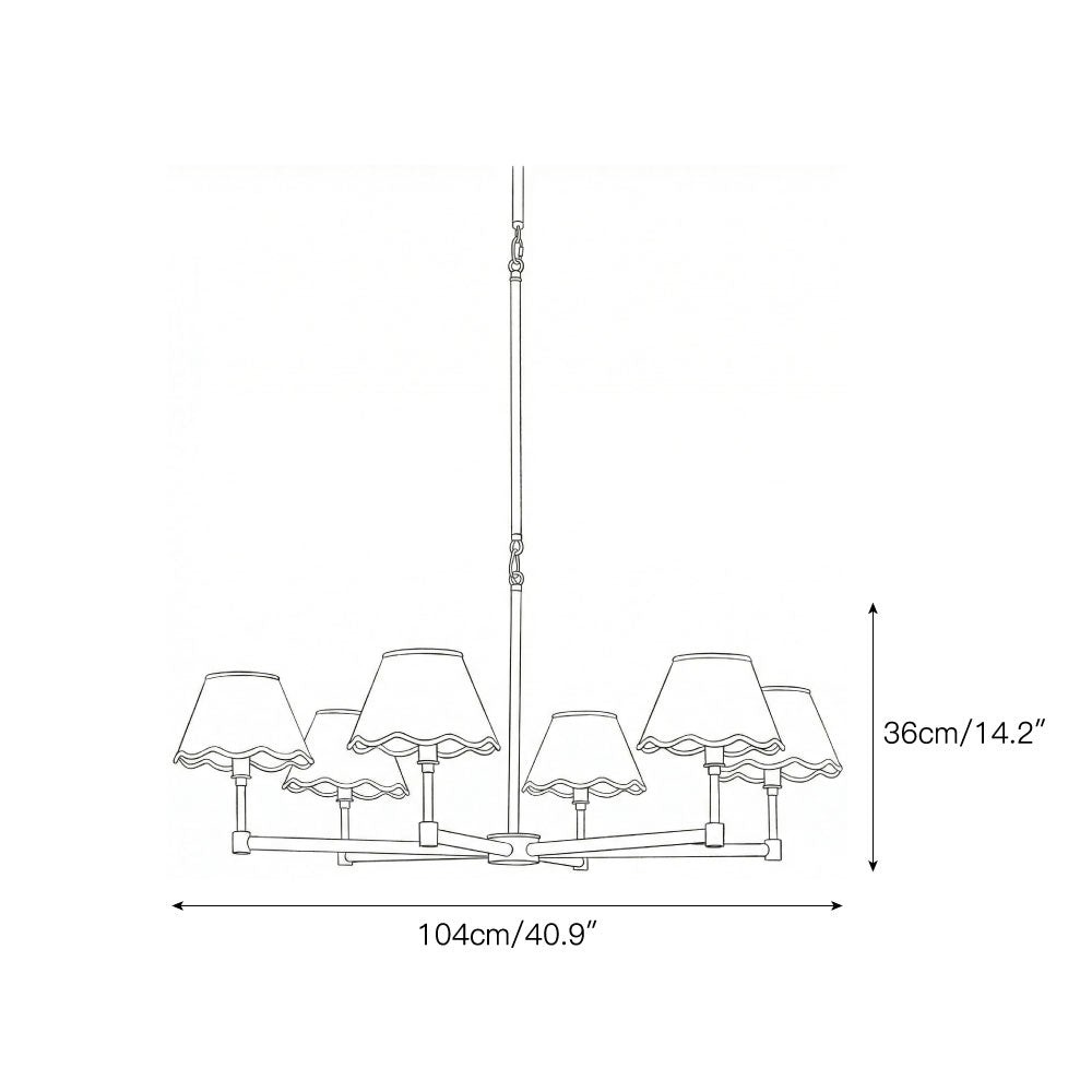 Larkspur kroonluchter HL3310