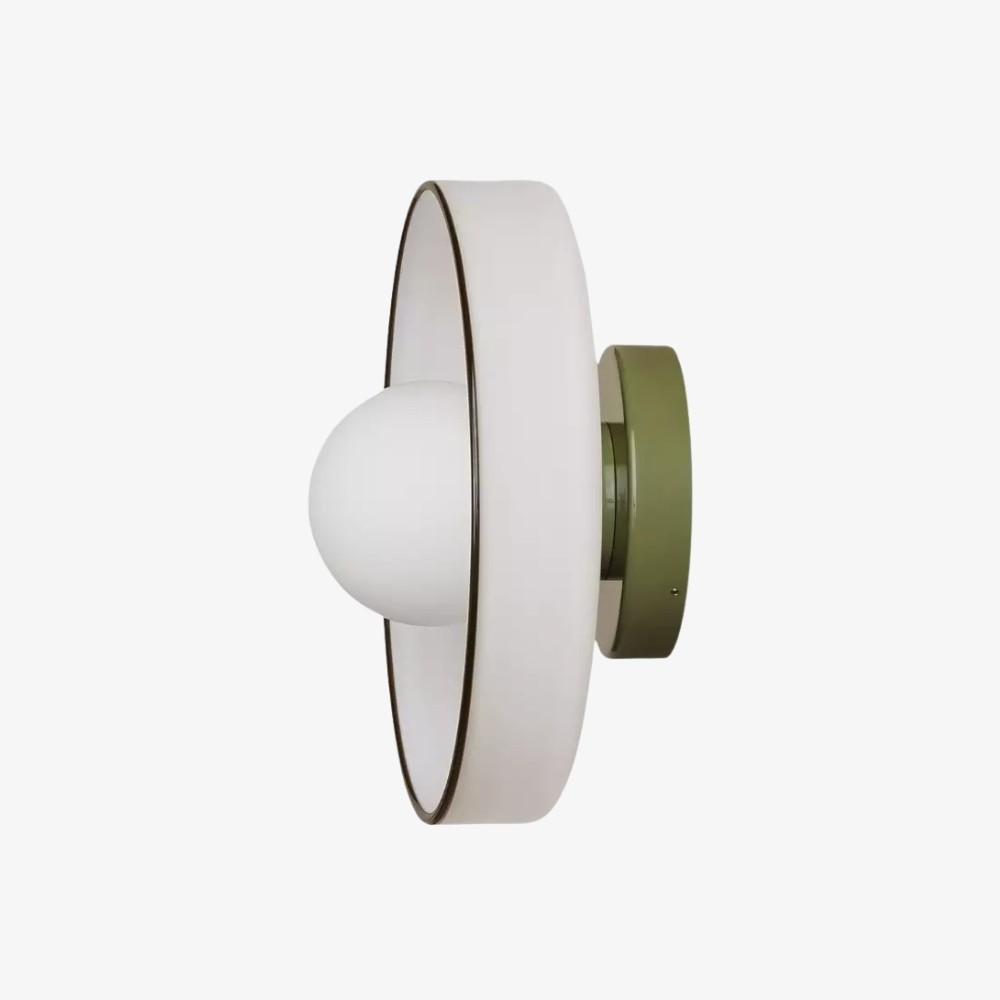 Kalo glazen schijf wandlamp - Moderne wand en plafondlamp voor hal en slaapkamer HL2259