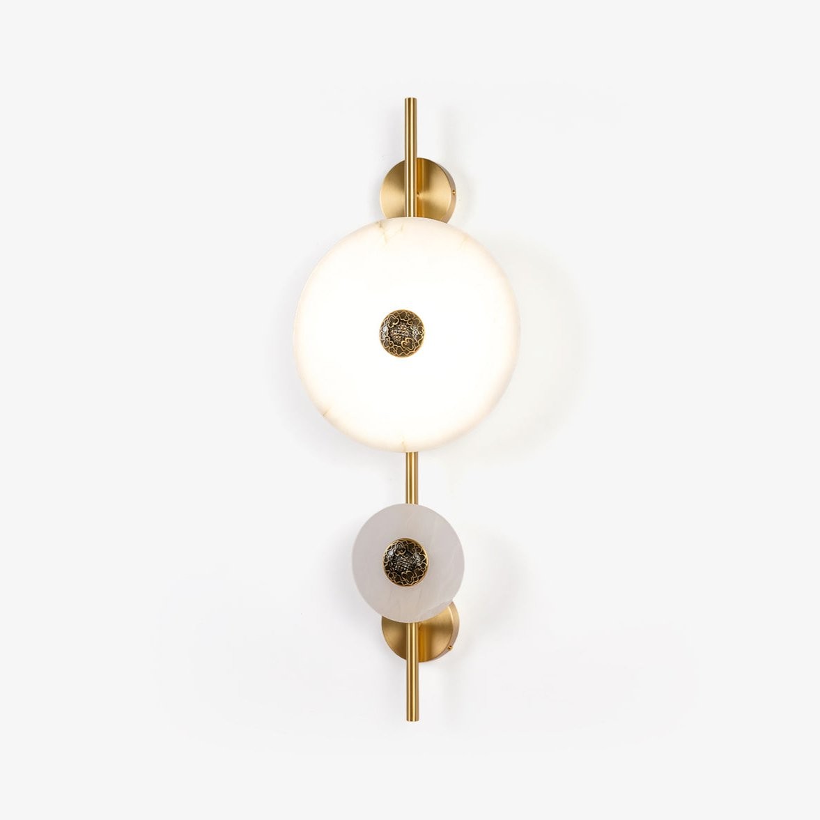 Lichte luxe schijfvormige wandlamp HL346