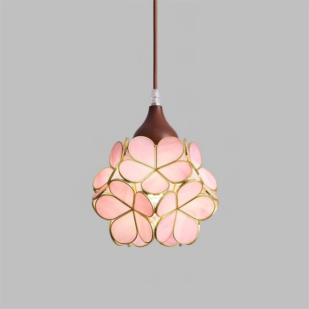 Franse creatieve pastorale stijl bloemen hanglamp HL595