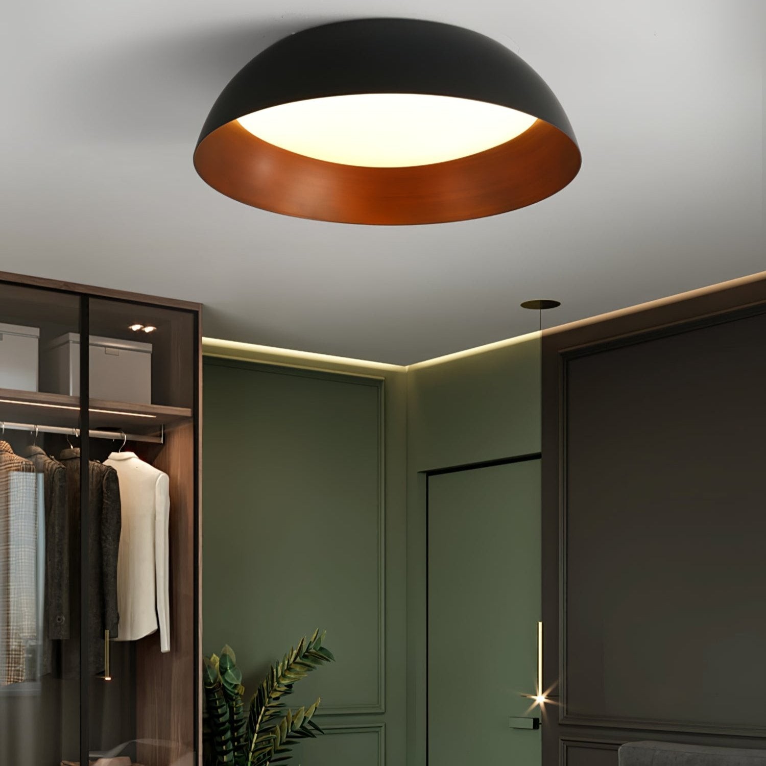 Italiaanse minimalistische komvormige plafondlamp HL596