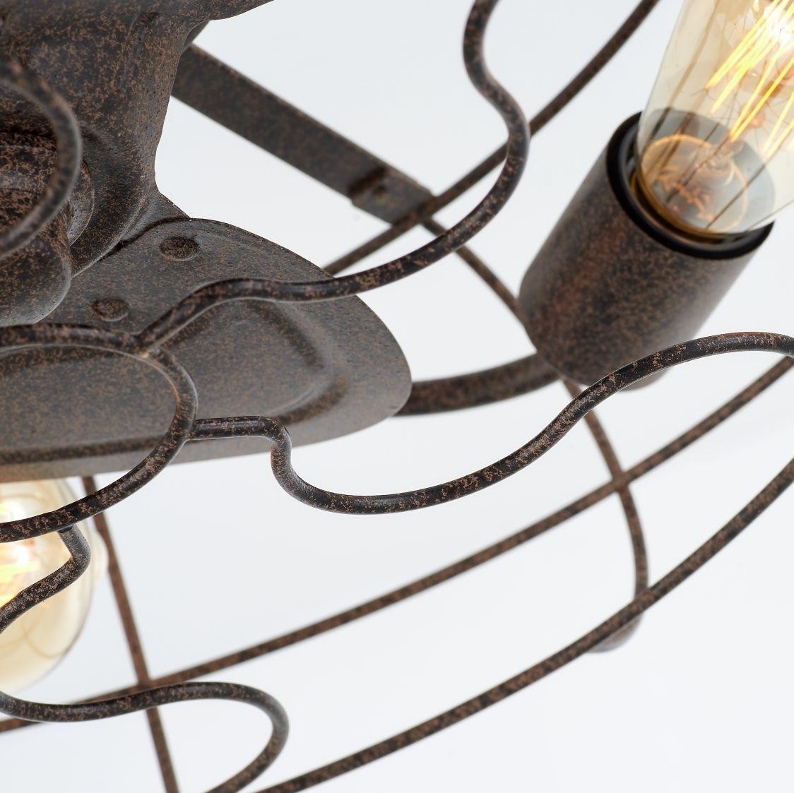 Vintage ventilator kroonluchter