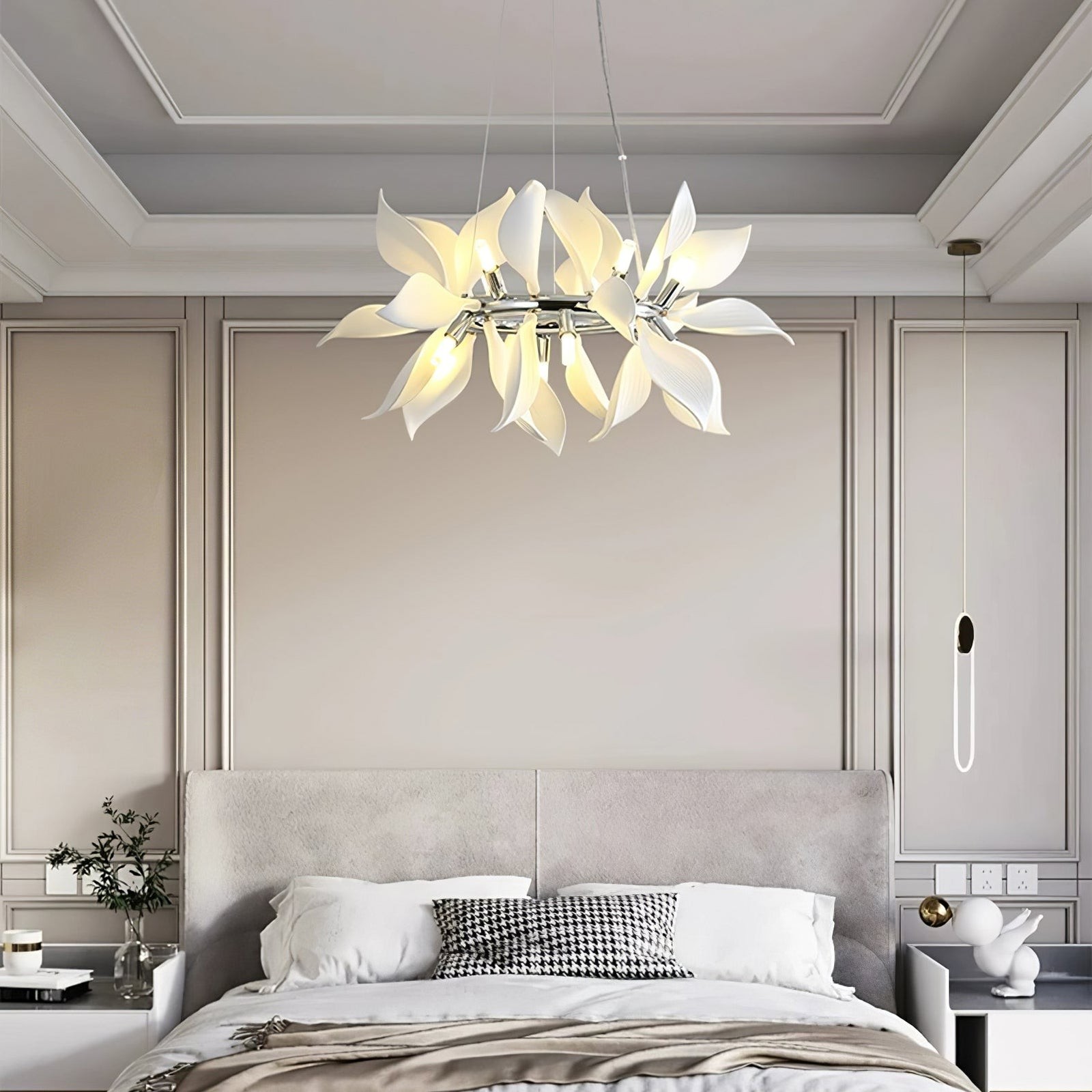 Petaline Bloom keramische bloemen hanglamp HL1219