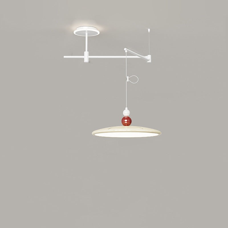 Nordic Iron Flying Saucer LED verplaatsbare rocker arm hanglamp HL1107