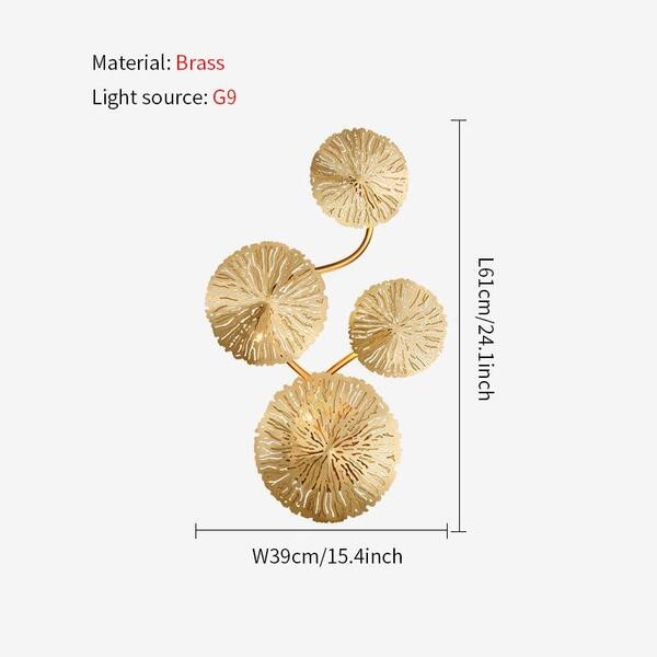 Lotus Leaf Wandlamp