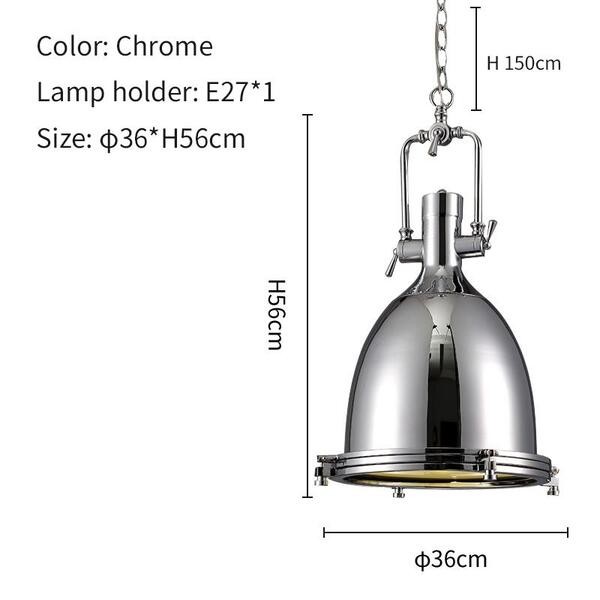 metalen industriële hanglamp HL37