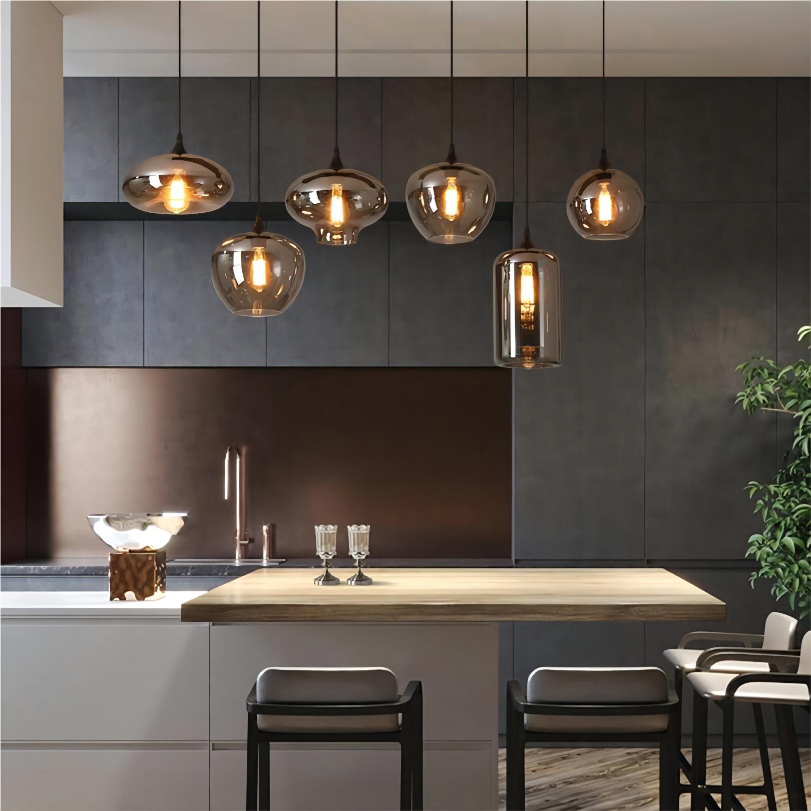 Alton Glazen Flessen Hanglamp