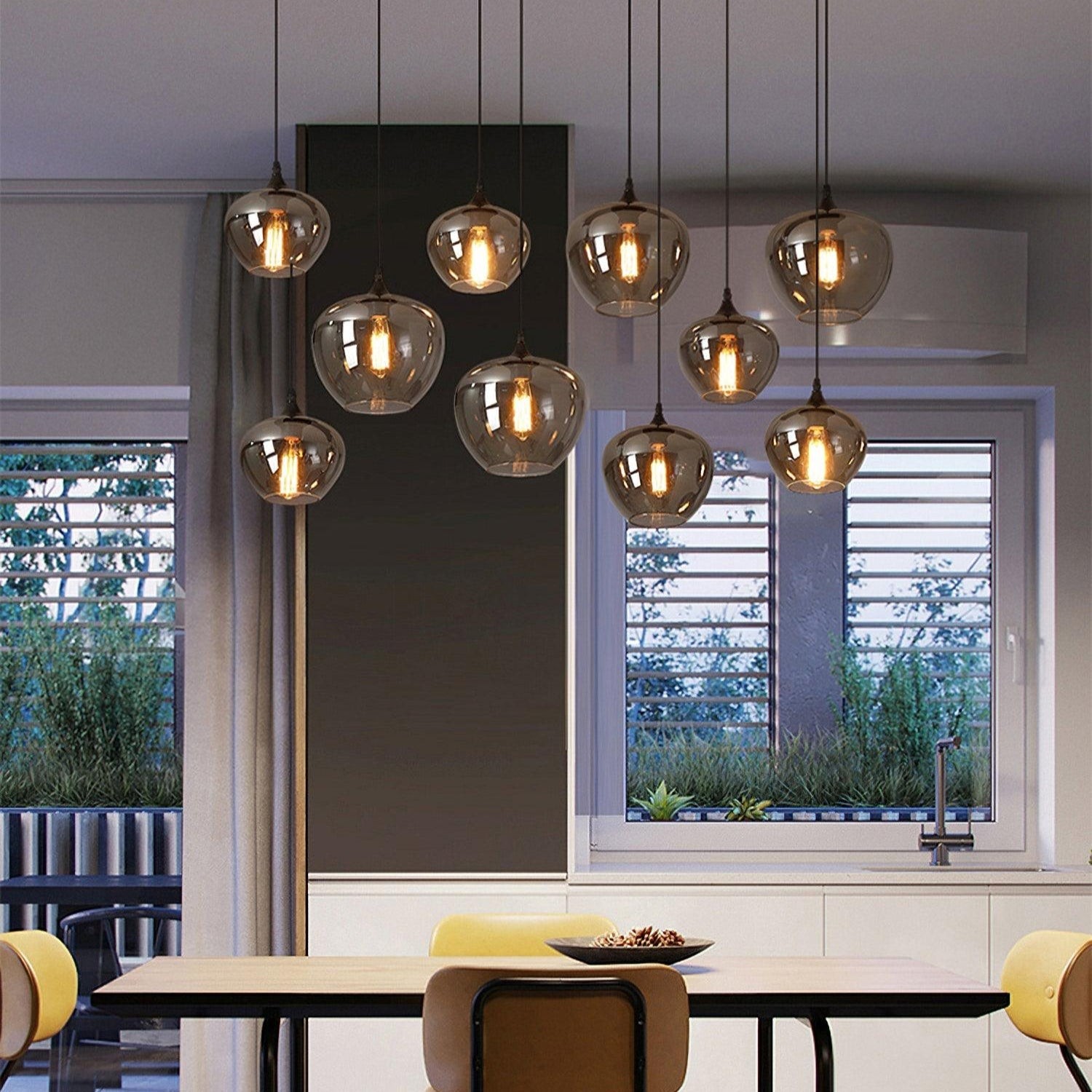 Flesvormige hanglamp HL2916