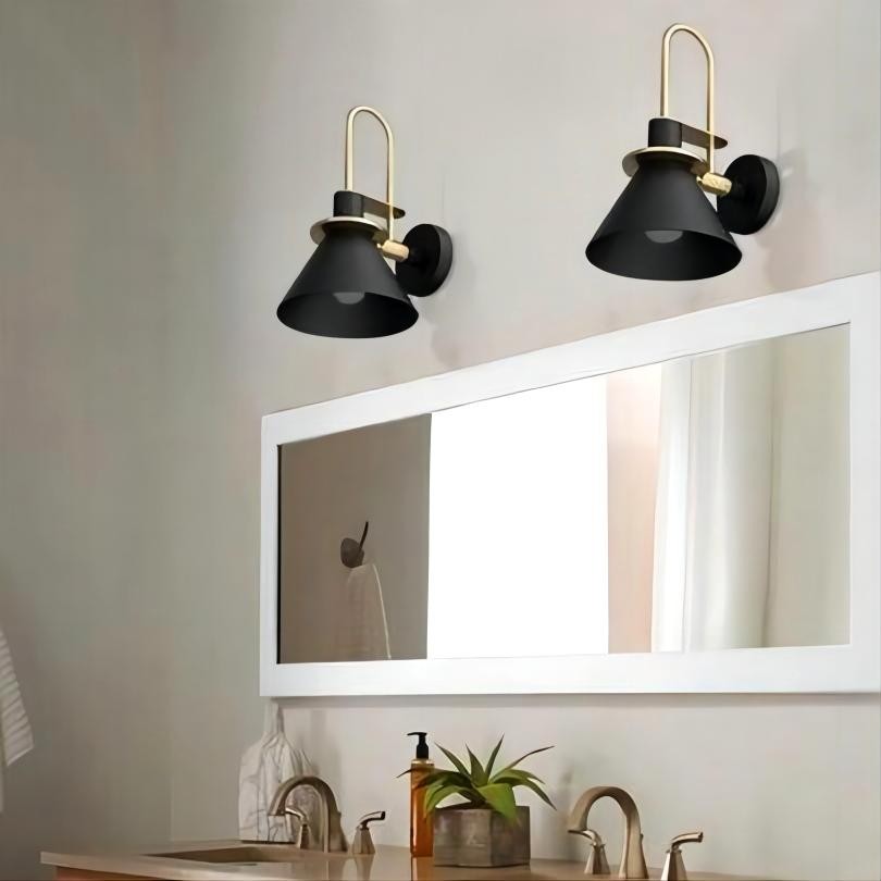 Scandinavische Macaron metalen wandlamp met trompet HL55