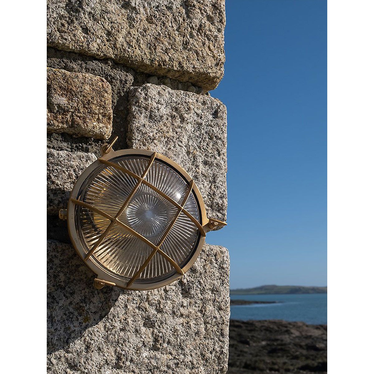 Fremantle messing bunkerwandlamp HL3189
