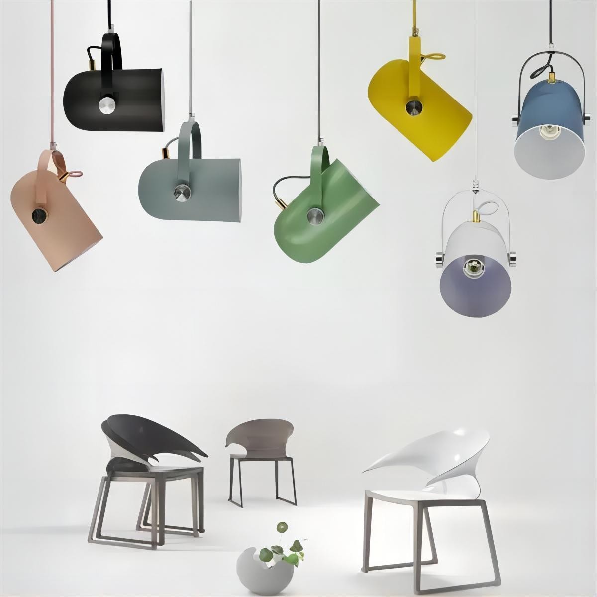 Nordic Macaroon Emmer Hoekige Drop Light HL103