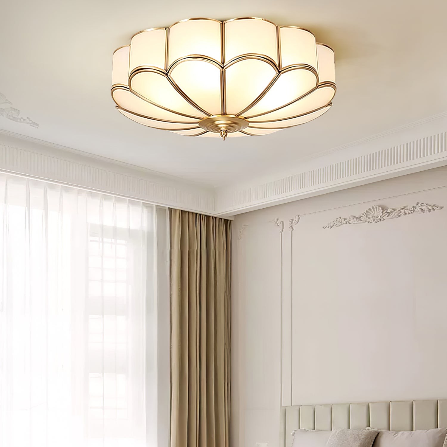 Moderne Bloemvormige Plafondlamp met Opbouw HL298