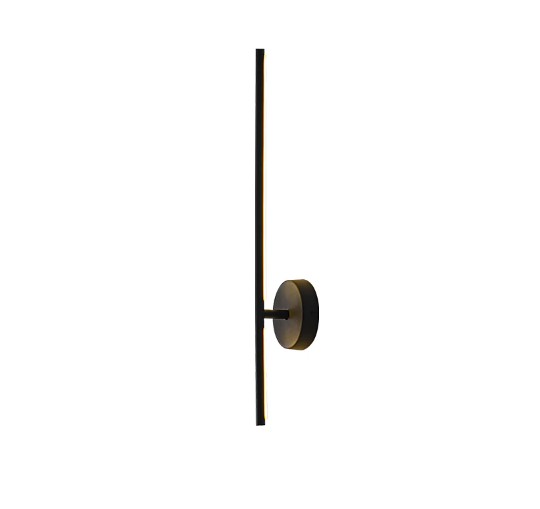 Moderne zwarte aluminium wandlamp HL3403
