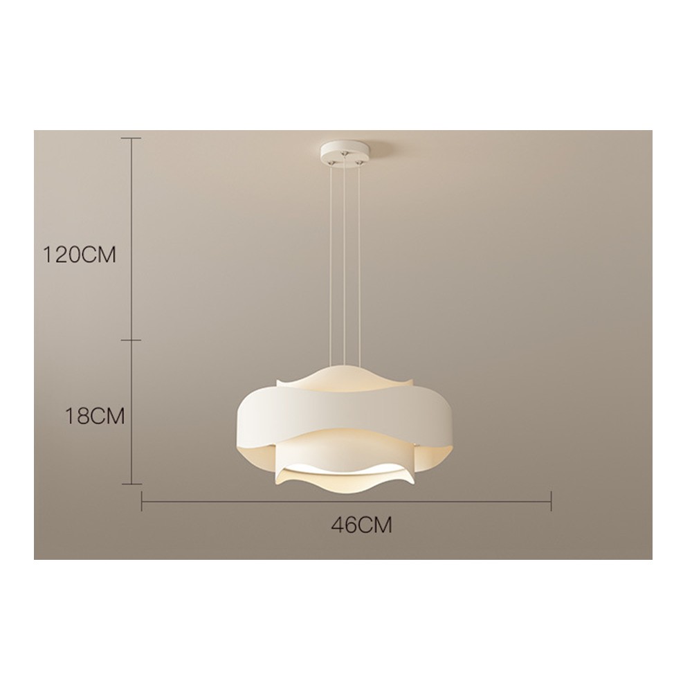 Crèmekleurige moderne minimalistische slaapkamer hanglamp HL474