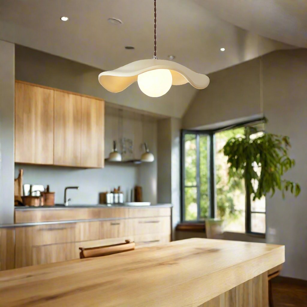 Yumi Sculptural Resin Elegance Minimalistische Hanglamp HL3498