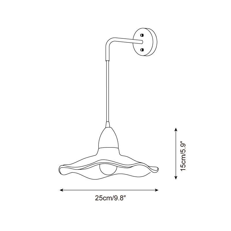 Wandlamp met golvend patroon HL2740