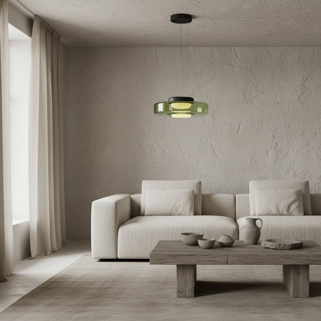 Nora Glazen Schijf Hanglamp - Scandinavische Hanglamp voor Woonkamers en Keukens HL1929