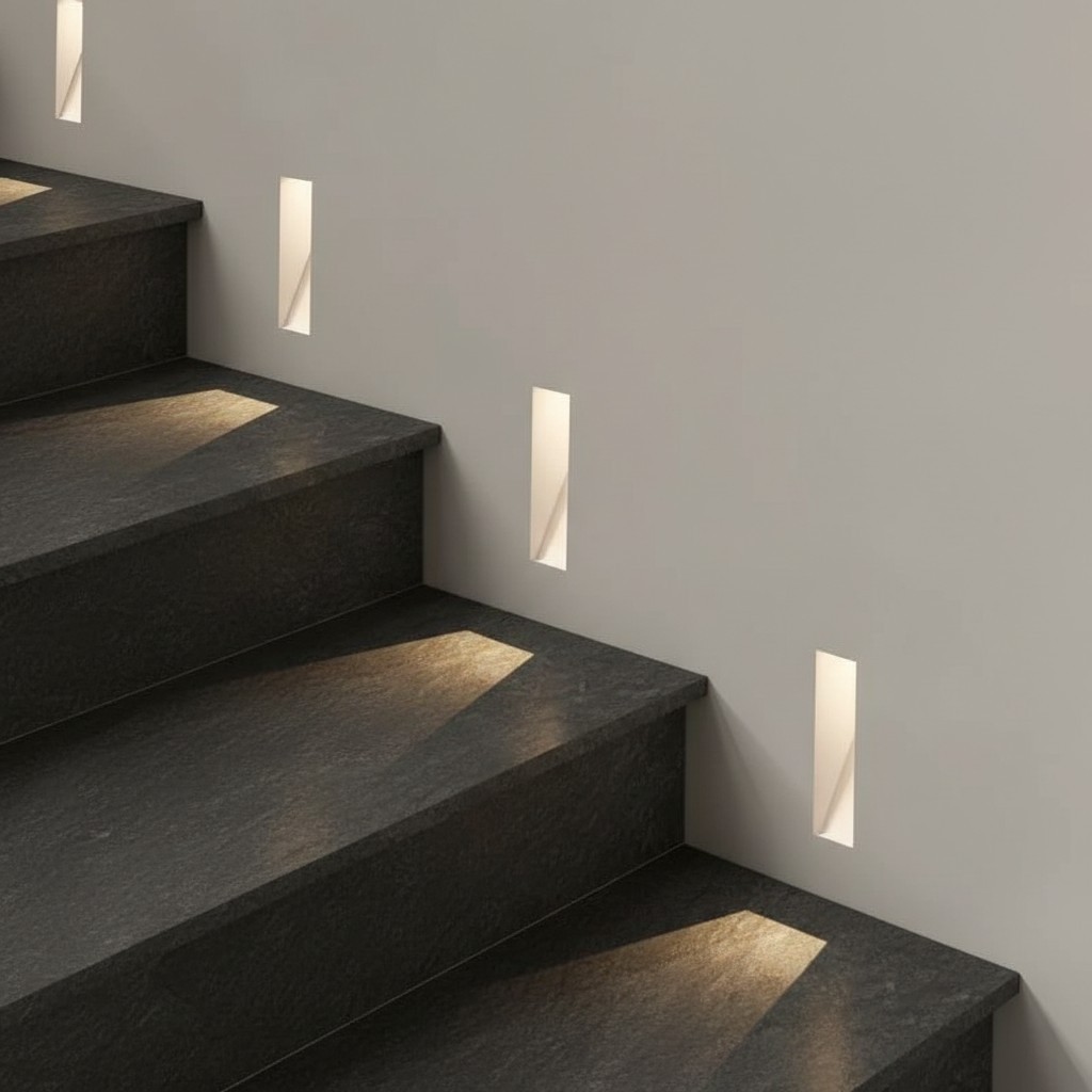 Stary LED-sensorwandlamp - Frameloze inbouwtraplamp voor hal HL2470