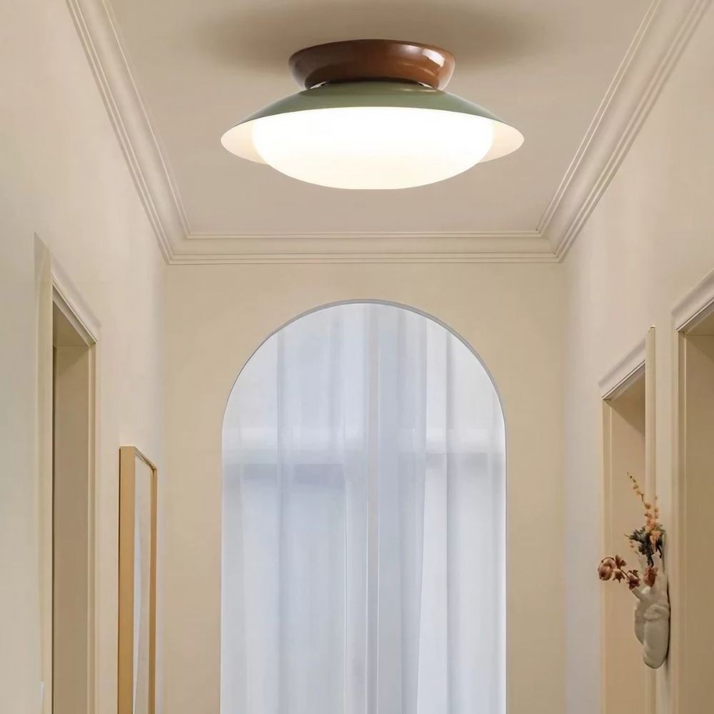 Crèmekleurige moderne plafondlamp HL632
