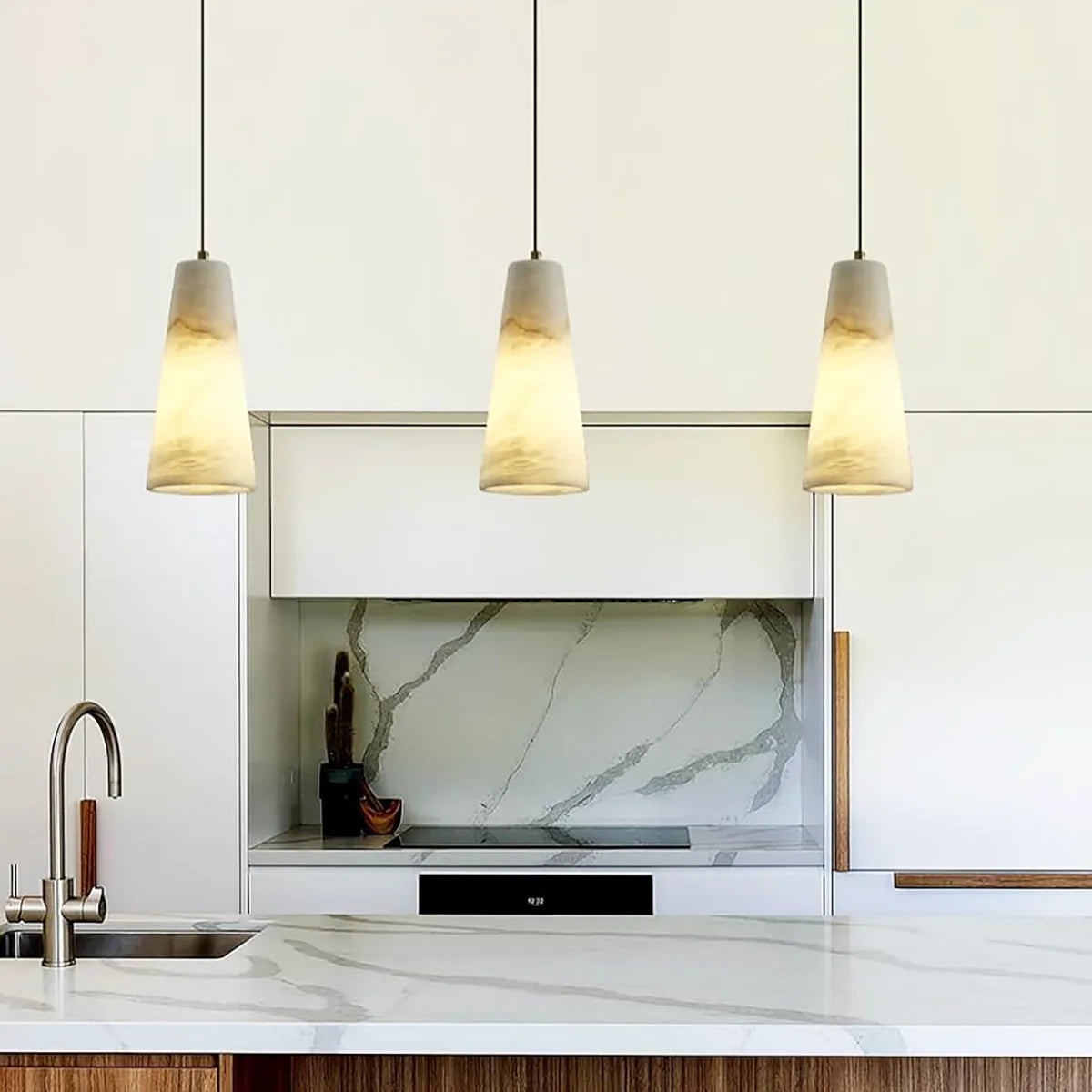 Aurora Pillar Alabaster hanglamp HL3500